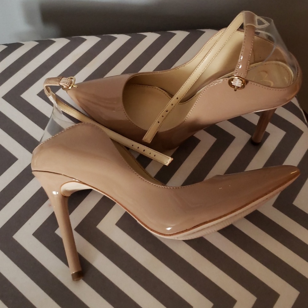 Jessica Simpson patent leather see through Heel - Picture 2 of 4